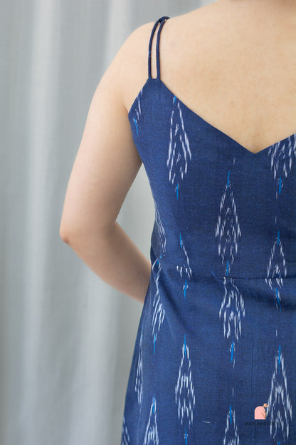 Neeti Sheath Dress in Deep Sapphire