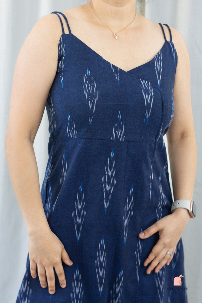 Neeti Sheath Dress in Deep Sapphire
