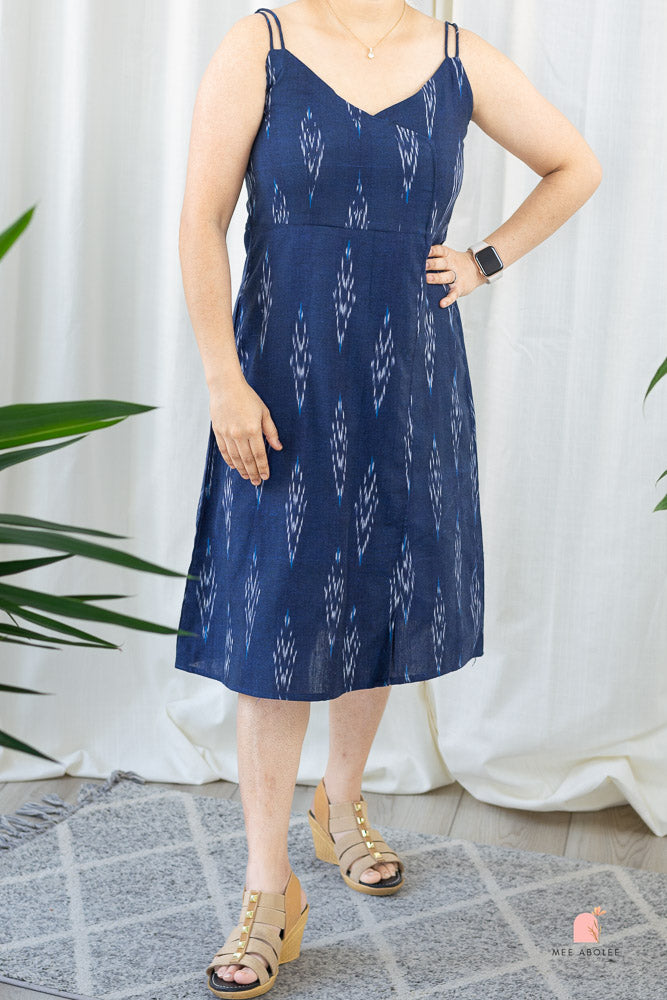Neeti Sheath Dress in Deep Sapphire
