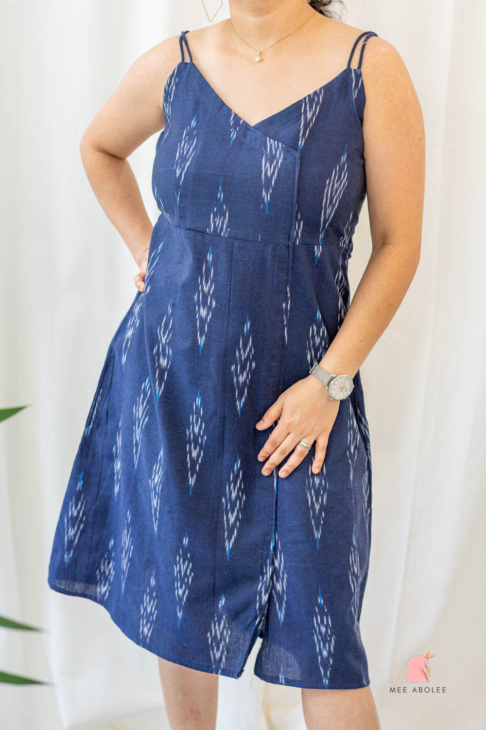 Neeti Sheath Dress in Deep Sapphire