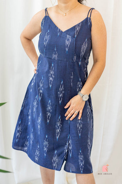 Neeti Sheath Dress in Deep Sapphire