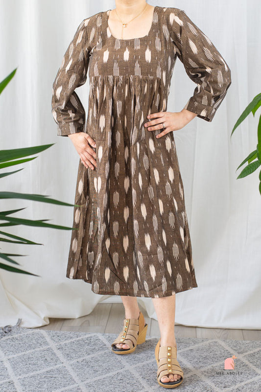 Ananta Empire Waist Dress in Oreo