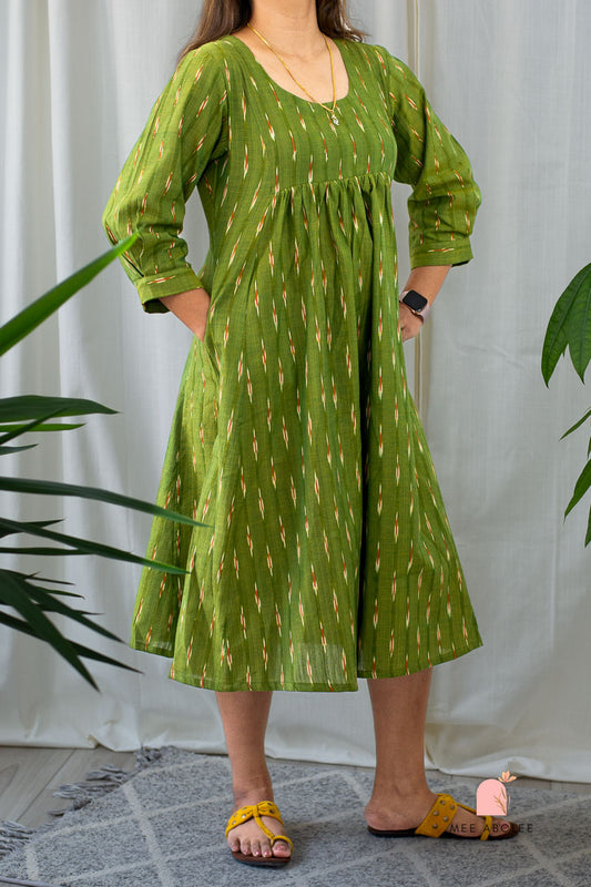 Ananta Empire Waist Dress in Henna