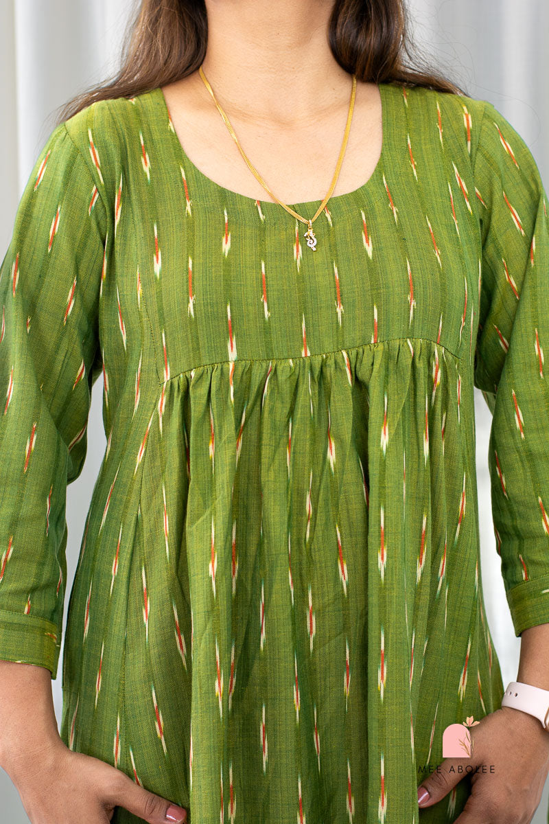 Ananta Empire Waist Dress in Henna