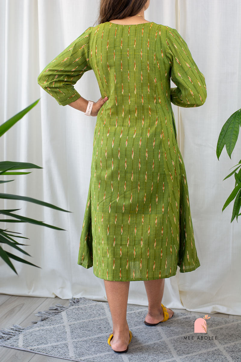 Ananta Empire Waist Dress in Henna