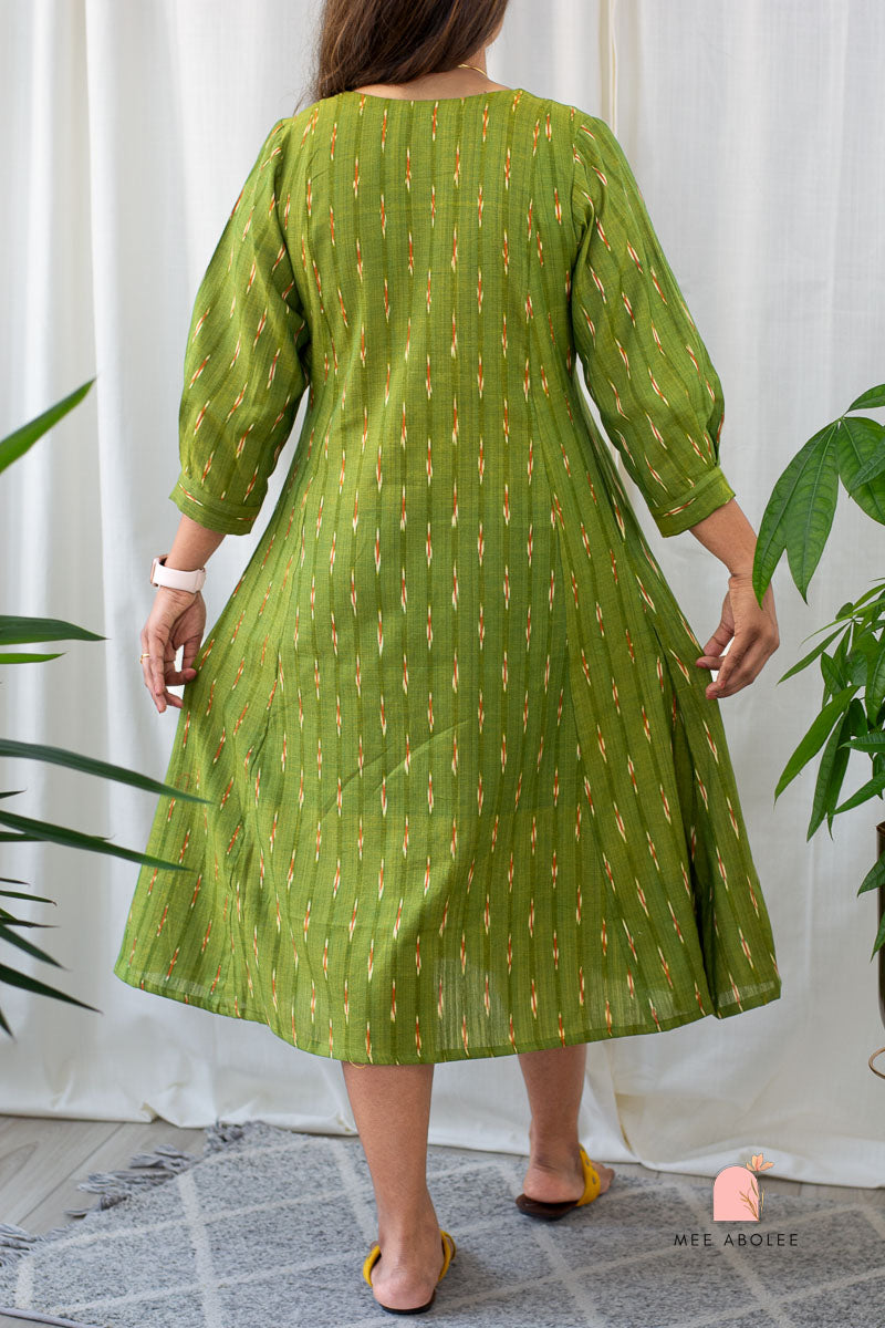 Ananta Empire Waist Dress in Henna