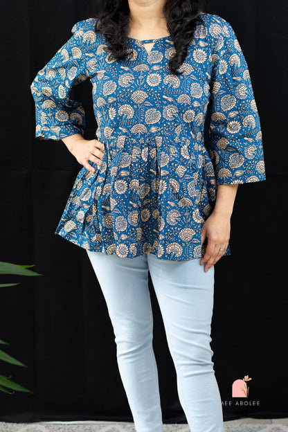 Kanchan Peplum Short Top