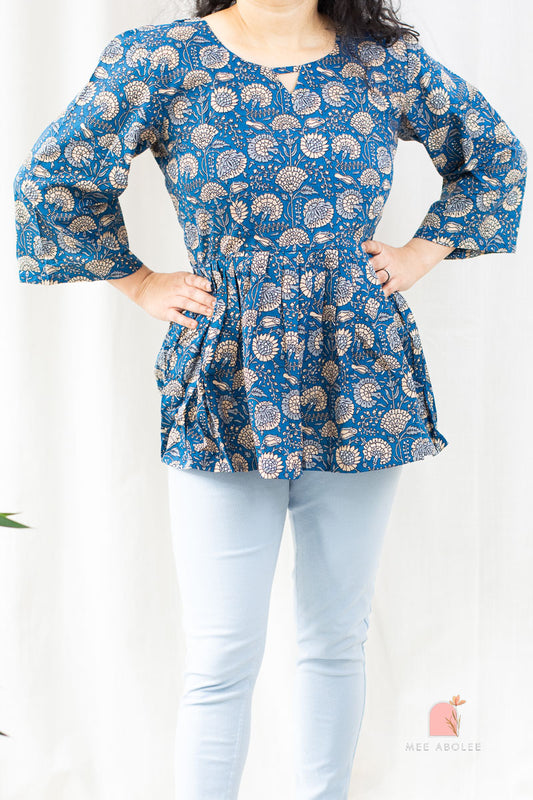 Kanchan Peplum Short Top