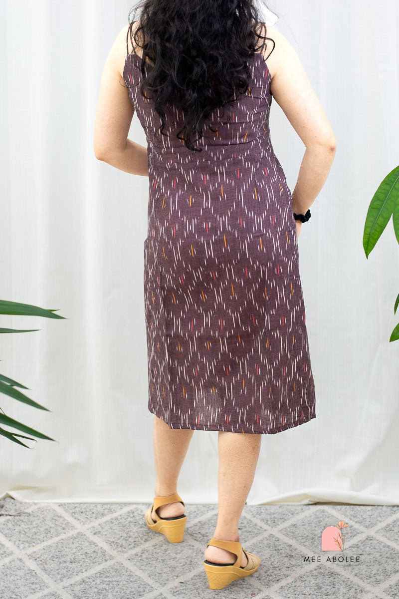 Neeti Sheath Dress in Orchid Plum