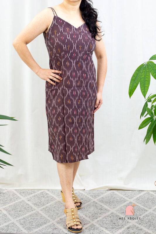 Neeti Sheath Dress in Orchid Plum