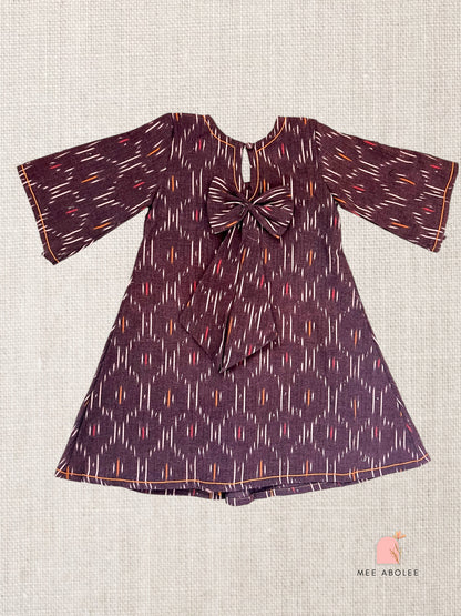 "Ruhi" dress for toddlers in Orchid Plum