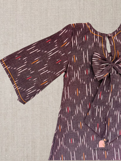 "Ruhi" dress for toddlers in Orchid Plum