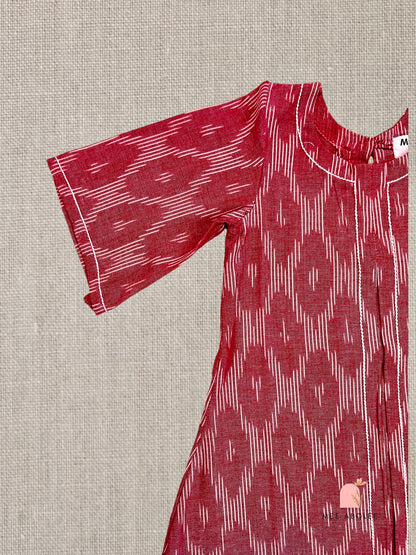 "Ruhi" dress for toddlers in Pink Trellis
