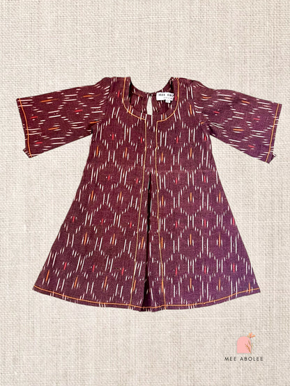 "Ruhi" dress for toddlers in Orchid Plum