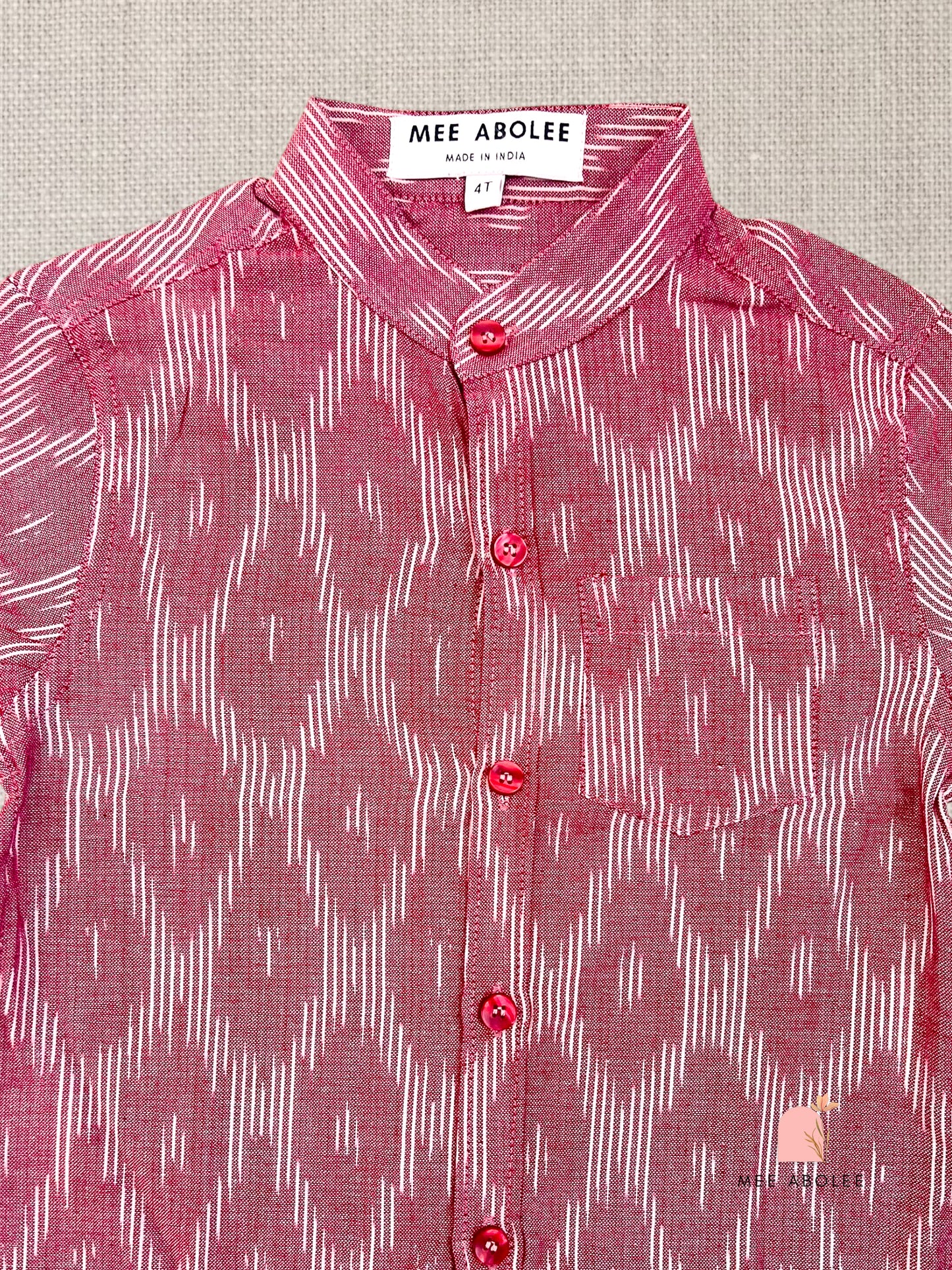 "Aaru" in Pink Trellis